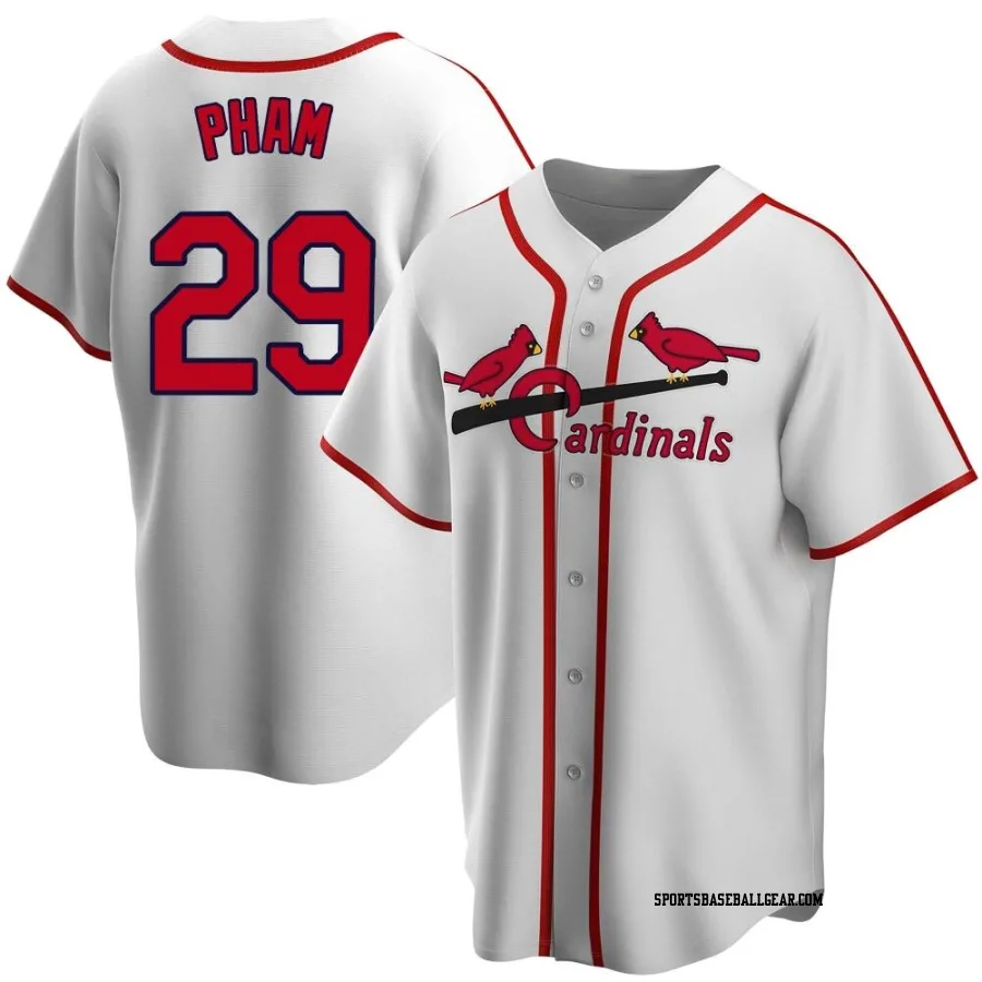 Tommy Pham Youth St. Louis Cardinals White Home Cooperstown Collection Jersey