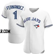 Tony Fernandez Men's Toronto Blue Jays White Authentic Home Jersey