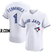 Tony Fernandez Men's Toronto Blue Jays White Elite Home Jersey