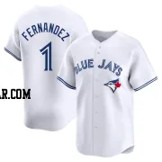 Tony Fernandez Men's Toronto Blue Jays White Limited Home Jersey