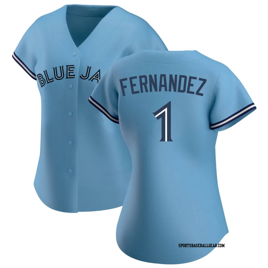 Tony Fernandez Women's Toronto Blue Jays Blue Authentic Jersey