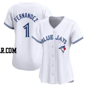 Tony Fernandez Women's Toronto Blue Jays White Limited Home Jersey