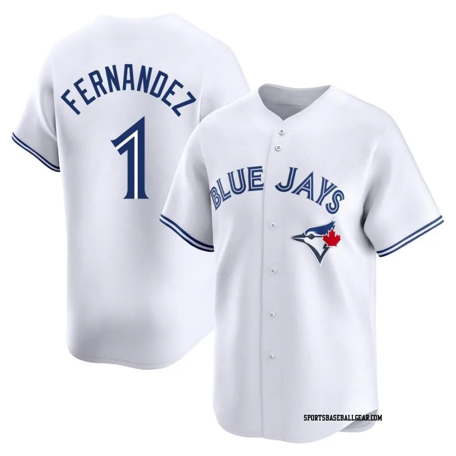 Tony Fernandez Youth Toronto Blue Jays White Limited Home Jersey