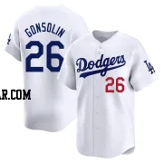 Tony Gonsolin Men's Los Angeles Dodgers White Limited Home Jersey