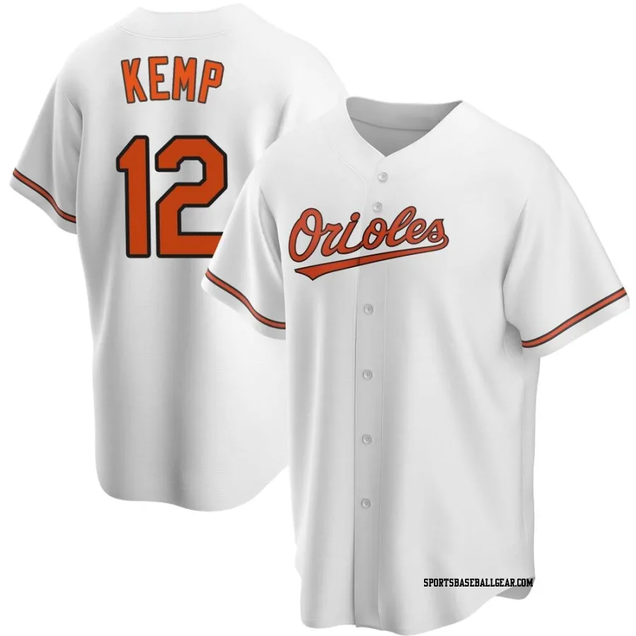 Tony Kemp Men's Baltimore Orioles White Replica Home Jersey