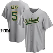 Tony Kemp Men's Oakland Athletics Gray Replica Road Jersey