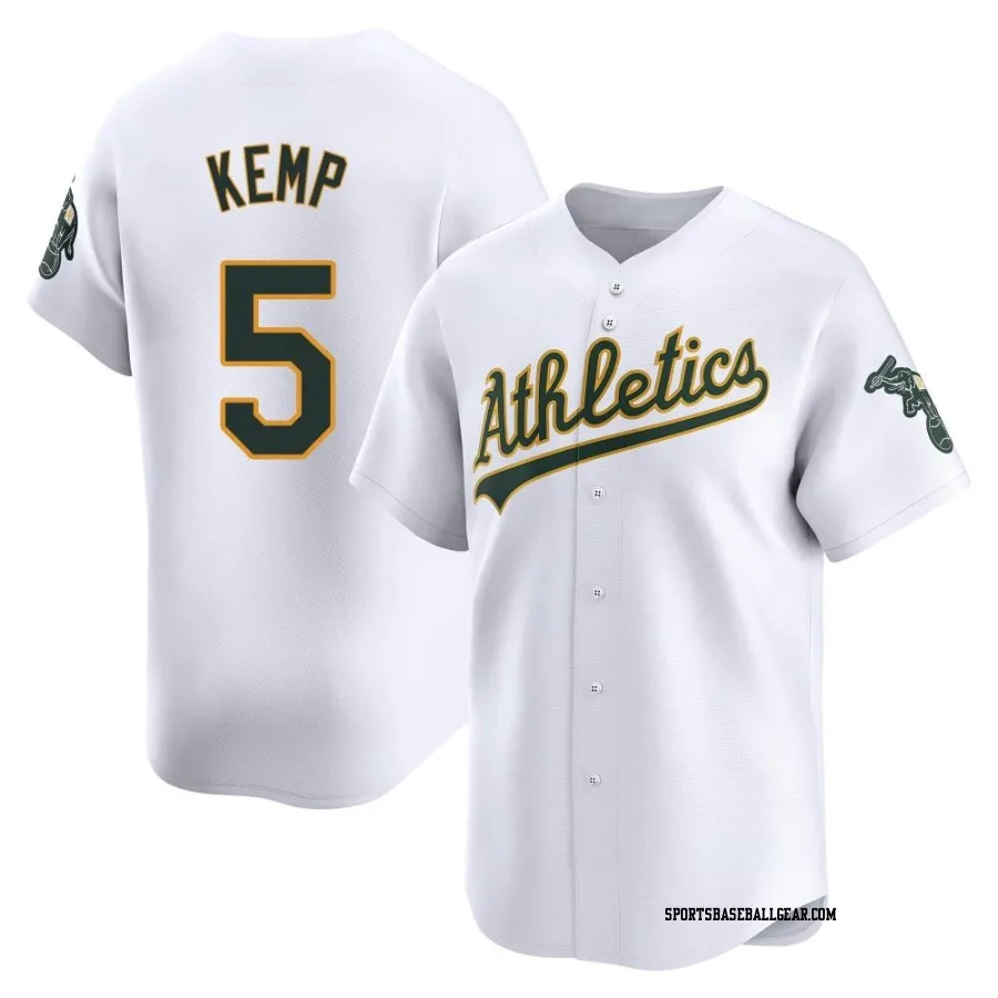 Tony Kemp Men's Oakland Athletics White Limited Home Jersey