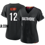 Tony Kemp Women's Baltimore Orioles Black Authentic 2023 City Connect Jersey