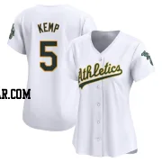 Tony Kemp Women's Oakland Athletics White Limited Home Jersey