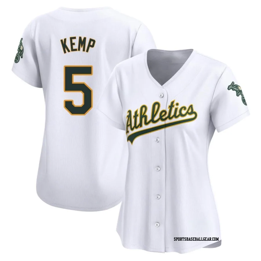 Tony Kemp Women's Oakland Athletics White Limited Home Jersey