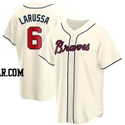 Tony Larussa Men's Atlanta Braves Cream Replica Alternate Jersey