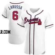 Tony Larussa Men's Atlanta Braves White Authentic Home Jersey