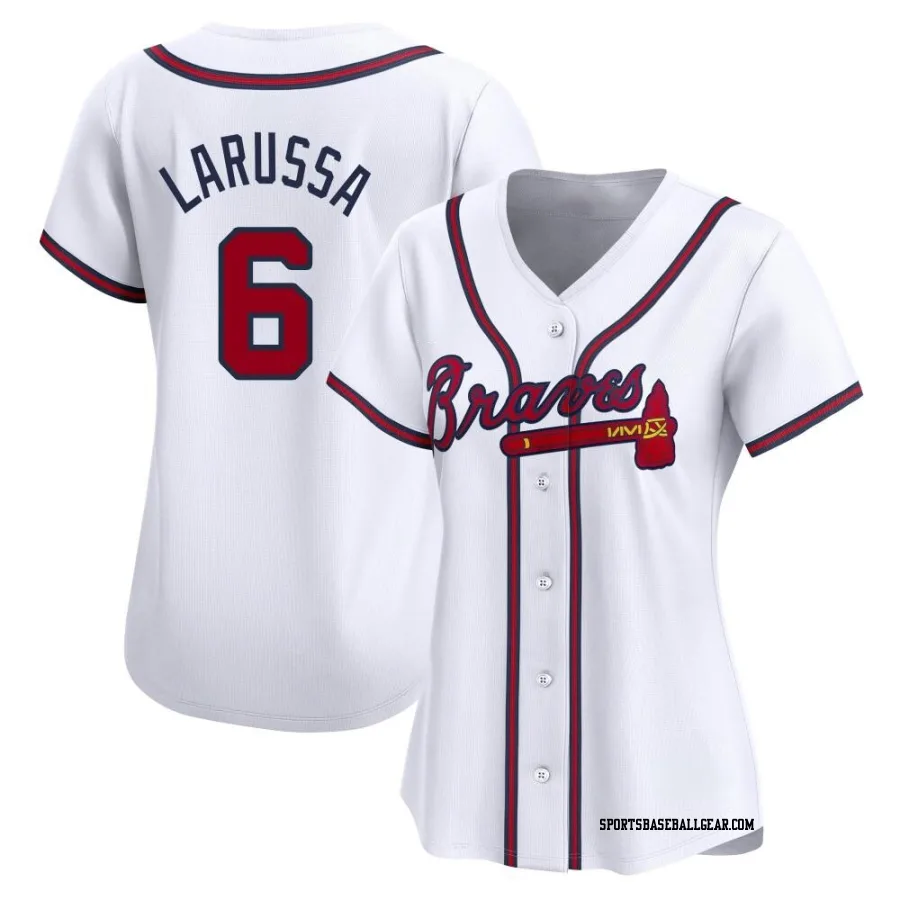 Tony Larussa Women's Atlanta Braves White Limited Home Jersey