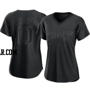 Tony Larussa Women's Chicago White Sox Black Authentic Pitch Fashion Jersey