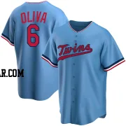 Tony Oliva Men's Minnesota Twins Light Blue Replica Alternate Jersey