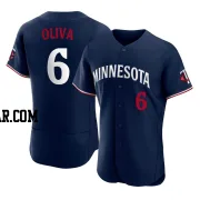 Tony Oliva Men's Minnesota Twins Navy Authentic Alternate Jersey