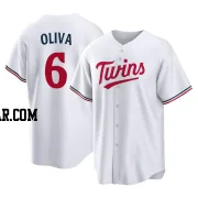 Tony Oliva Men's Minnesota Twins White Replica Home Jersey