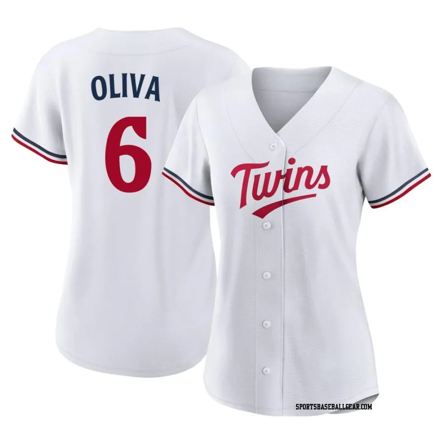 Tony Oliva Women's Minnesota Twins White Authentic Home Jersey