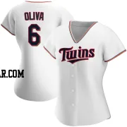 Tony Oliva Women's Minnesota Twins White Replica Home Jersey