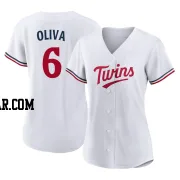 Tony Oliva Women's Minnesota Twins White Replica Home Jersey