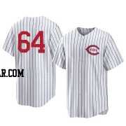 Tony Santillan Men's Cincinnati Reds White Replica 2022 Field Of Dreams Jersey