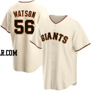 Tony Watson Men's San Francisco Giants Cream Replica Home Jersey