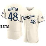 Torii Hunter Men's Minnesota Twins Cream Authentic Alternate 2023 Jersey