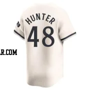 Torii Hunter Men's Minnesota Twins Cream Limited Alternate Jersey