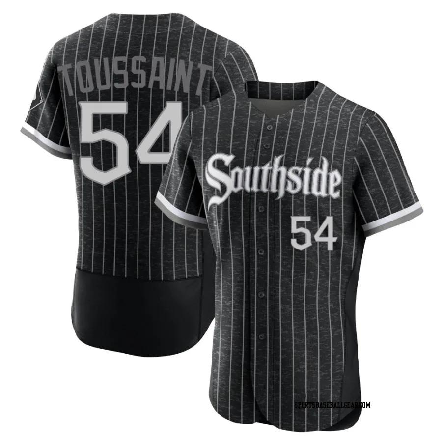 Touki Toussaint Men's Chicago White Sox Black Authentic 2021 City Connect Jersey