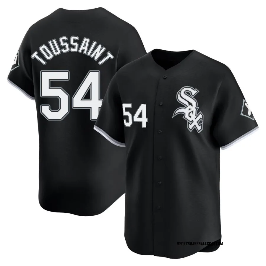 Touki Toussaint Men's Chicago White Sox Black Limited Alternate Jersey