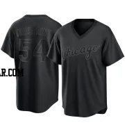 Touki Toussaint Men's Chicago White Sox Black Replica Pitch Fashion Jersey