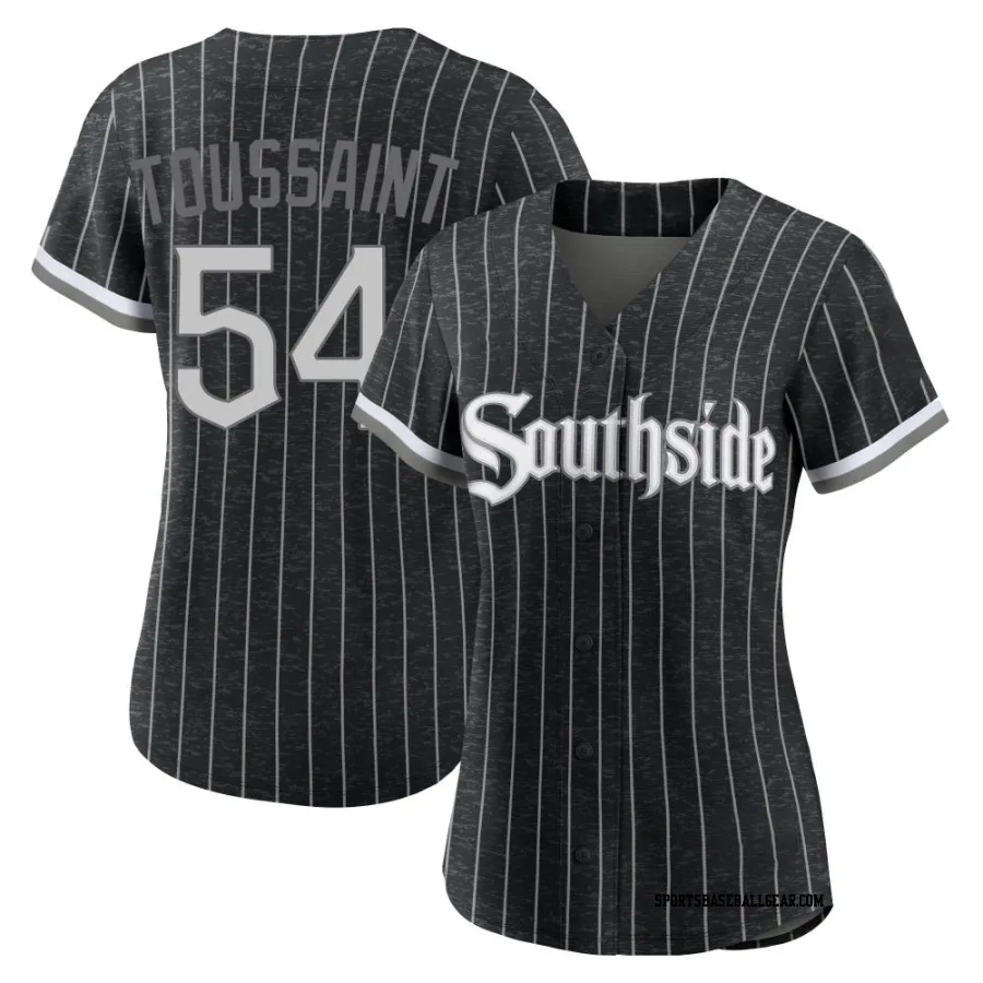 Touki Toussaint Women's Chicago White Sox Black Authentic 2021 City Connect Jersey