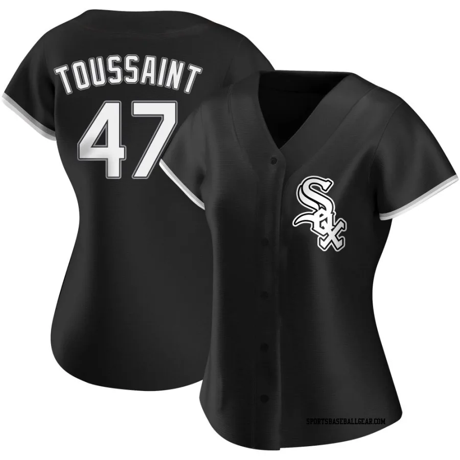 Touki Toussaint Women's Chicago White Sox Black Authentic Alternate Jersey