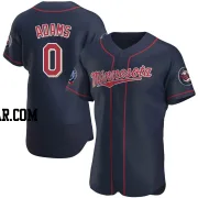 Travis Adams Men's Minnesota Twins Navy Authentic Alternate 60th Season Jersey