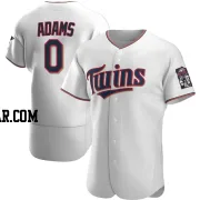 Travis Adams Men's Minnesota Twins White Authentic Home Jersey