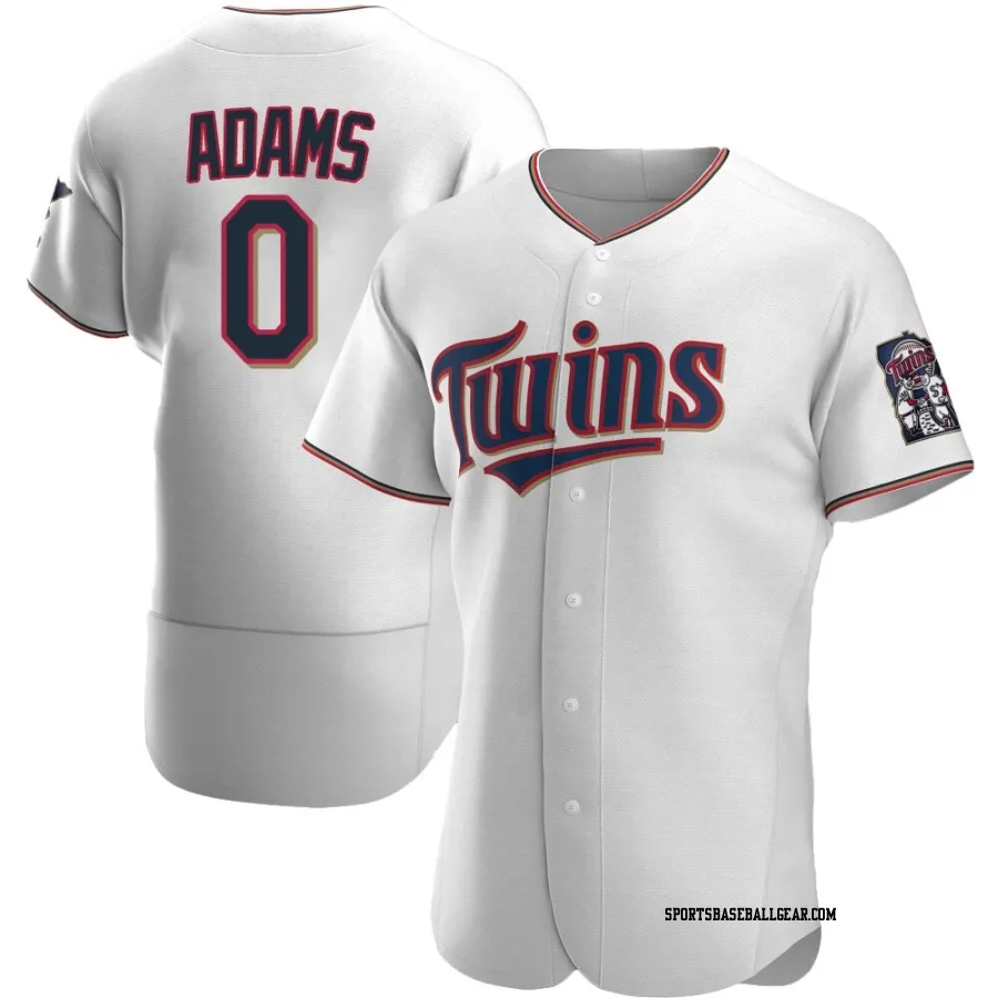 Travis Adams Men's Minnesota Twins White Authentic Home Jersey