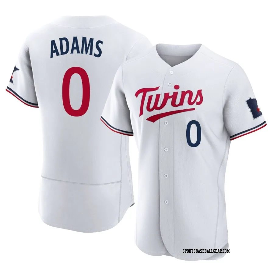 Travis Adams Men's Minnesota Twins White Authentic Home Jersey