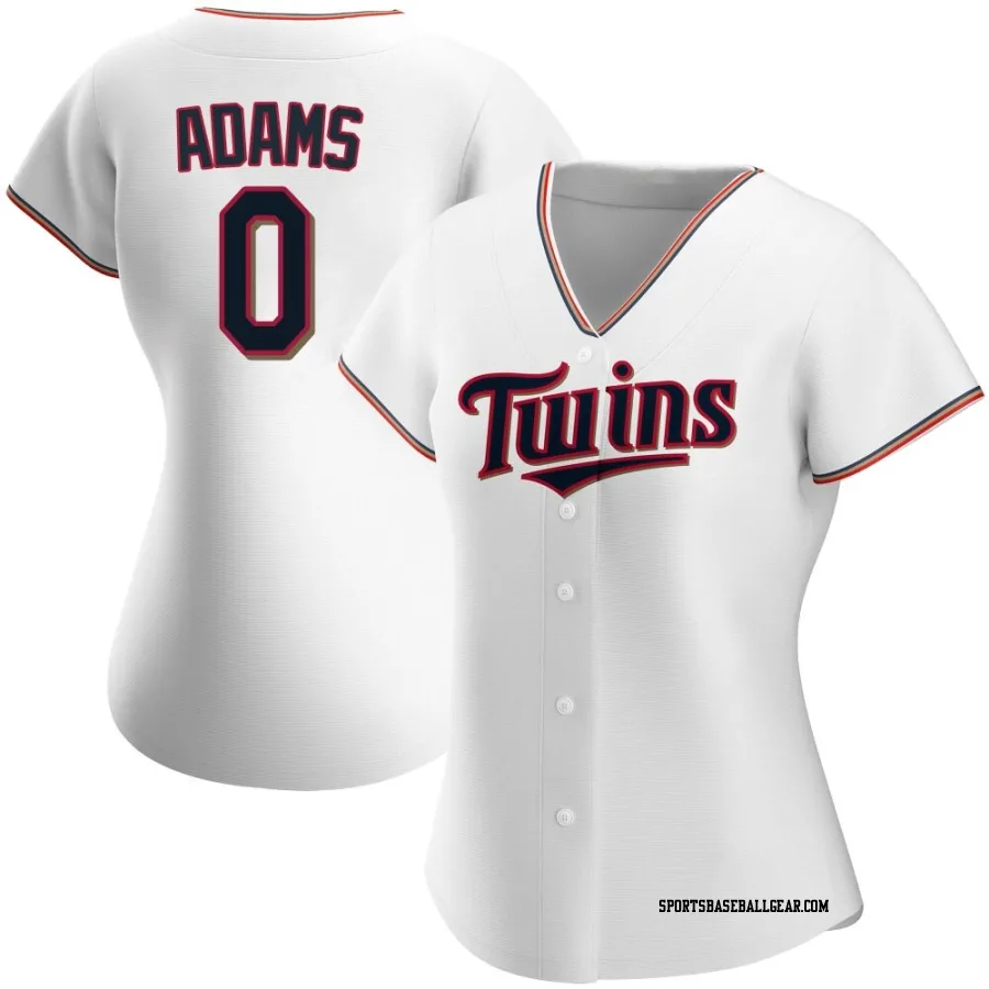 Travis Adams Women's Minnesota Twins White Authentic Home Jersey