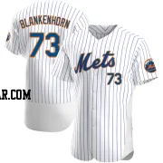 Travis Blankenhorn Men's New York Mets White Authentic Home Jersey