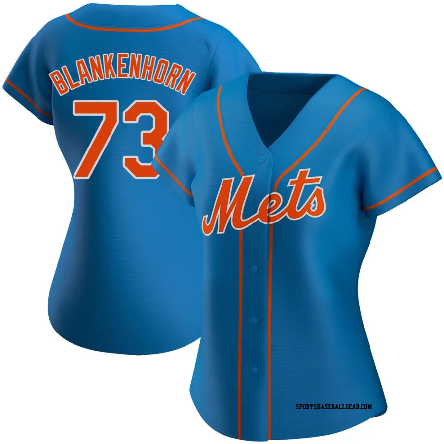 Travis Blankenhorn Women's New York Mets Royal Replica Alternate Jersey