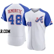 Travis Demeritte Men's Atlanta Braves White Authentic 2023 City Connect Jersey