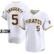 Travis Swaggerty Youth Pittsburgh Pirates White Limited Home Jersey