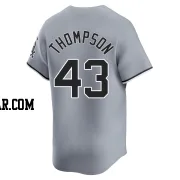 Trayce Thompson Men's Chicago White Sox Gray Limited Road Jersey