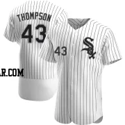 Trayce Thompson Men's Chicago White Sox White Authentic Home Jersey