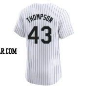 Trayce Thompson Men's Chicago White Sox White Elite Home Jersey