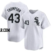 Trayce Thompson Men's Chicago White Sox White Limited Home Jersey