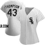 Trayce Thompson Women's Chicago White Sox White Replica Home Jersey