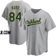 Trayson Kubo Men's Oakland Athletics Gray Replica Road Jersey