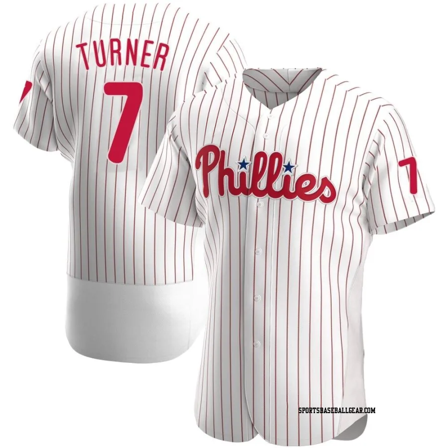 Trea Turner Men's Philadelphia Phillies White Authentic Home Jersey