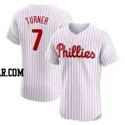 Trea Turner Men's Philadelphia Phillies White Elite Home Jersey